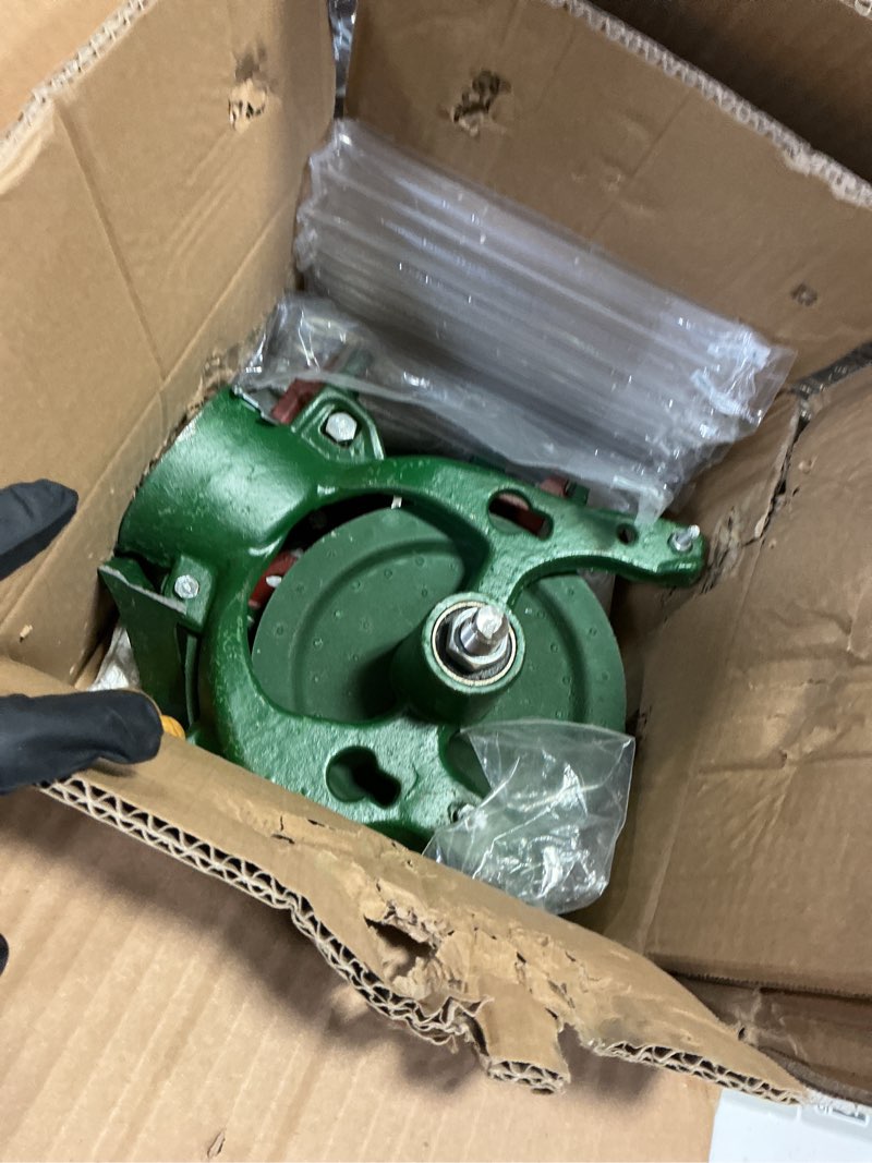 Condition photo showing As Is for Corn Sheller Heavy Duty Shelling Machine Corn Sheller Machine Walnut Farm Corn Thresher Corn Thresher Tool Can be Connected to an Electric Crawler Cast Iron Manual Thresher for Dry Corn