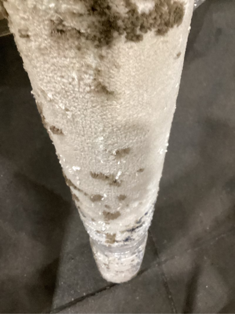 Condition photo showing As Is for New atlanta collection grey 150x213d