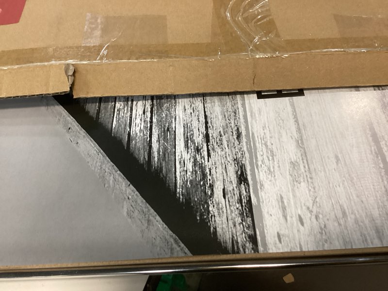 Condition photo showing As Is for ELSKER&HOME 24x36 Poster Frame 3 Pack, Sliver Picture Frame for Horizontal or Vertical Wall Mounting,Sturdyand Scratch-proof Sliver 24 x 36