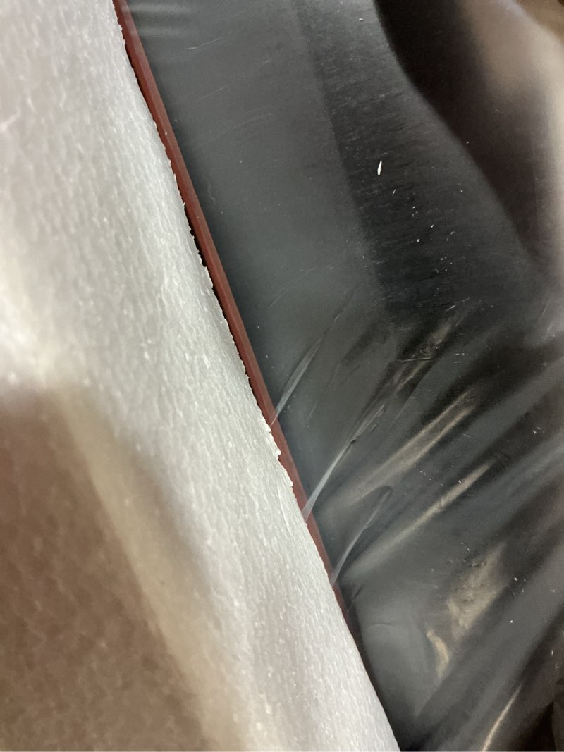 Condition photo showing New/Like New for tetote 40 x 30 inch oil rubbed bronze bathroom mirror beveled frame vanity mirror, tempered glass, shatterproof, for modern bedroom, entryway, living room 30"l x 40"w oil rubbed bronze