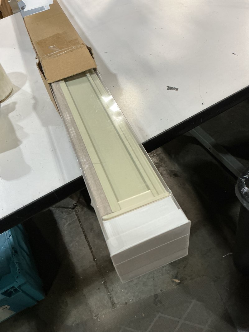 Condition photo showing Good Condition for oatmeal 100% blackout roller shades for window room darkening thermal insulated uv protection cordless free-stop window blinds for bedroom home office door protect privacy 37" w x 72" h oatmeal 37"w x 72"h