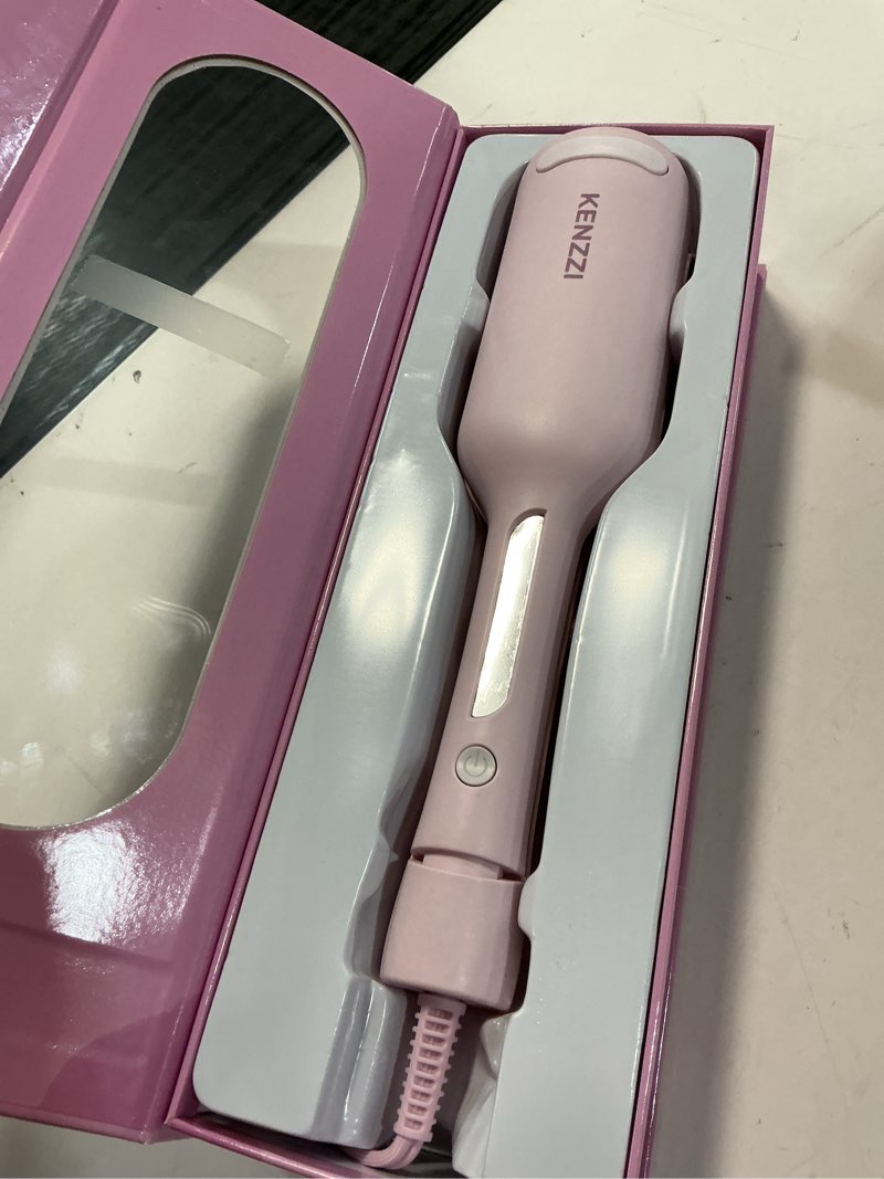 Condition photo showing Good Condition for kenzzi wave styler 2-barrel hair waver, 1.25 in, 6 heat settings, pink