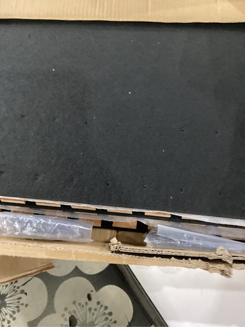 Condition photo showing New/Like New for art3d 4-pack 47x23.6 inch acoustic panels with wood slat design - soundproof wall panel for office, gaming room & studio, ideal for streamers, home workers & recent movers, walnut walnut 23.6" x 47" 4
