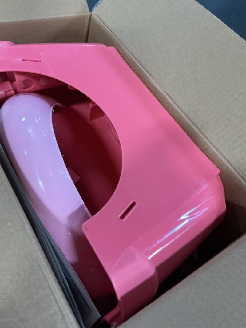Condition photo showing Good Condition for safety 1st clean care coral crush plastic booster seat with 3-level height adjustment and dishwasher-safe tray