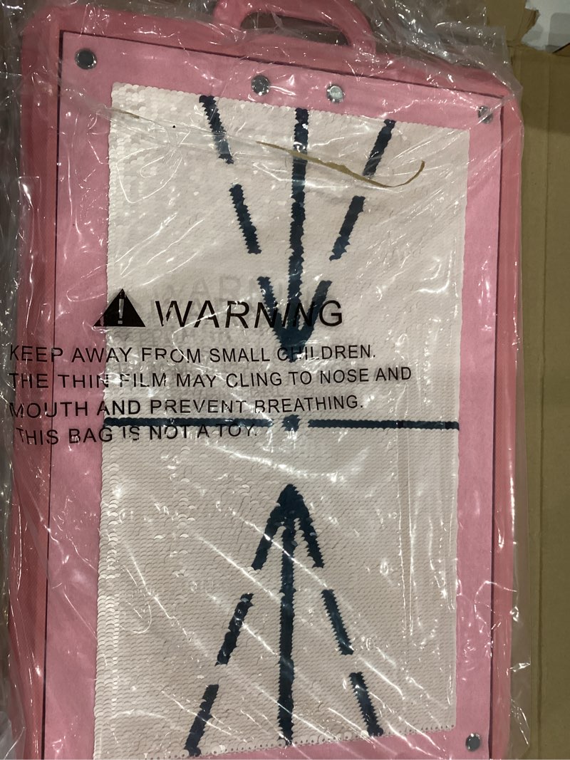 Condition photo showing Good Condition for birdie golf: birdie mat pro - swing training aid, blush pink, sequin tech surface, analyze swing path-ball impact, in-outdoor, 19.25" sports accessory