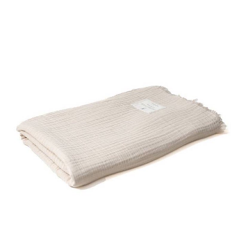 Quince Gauze Throw Plaid Blanket 50x60