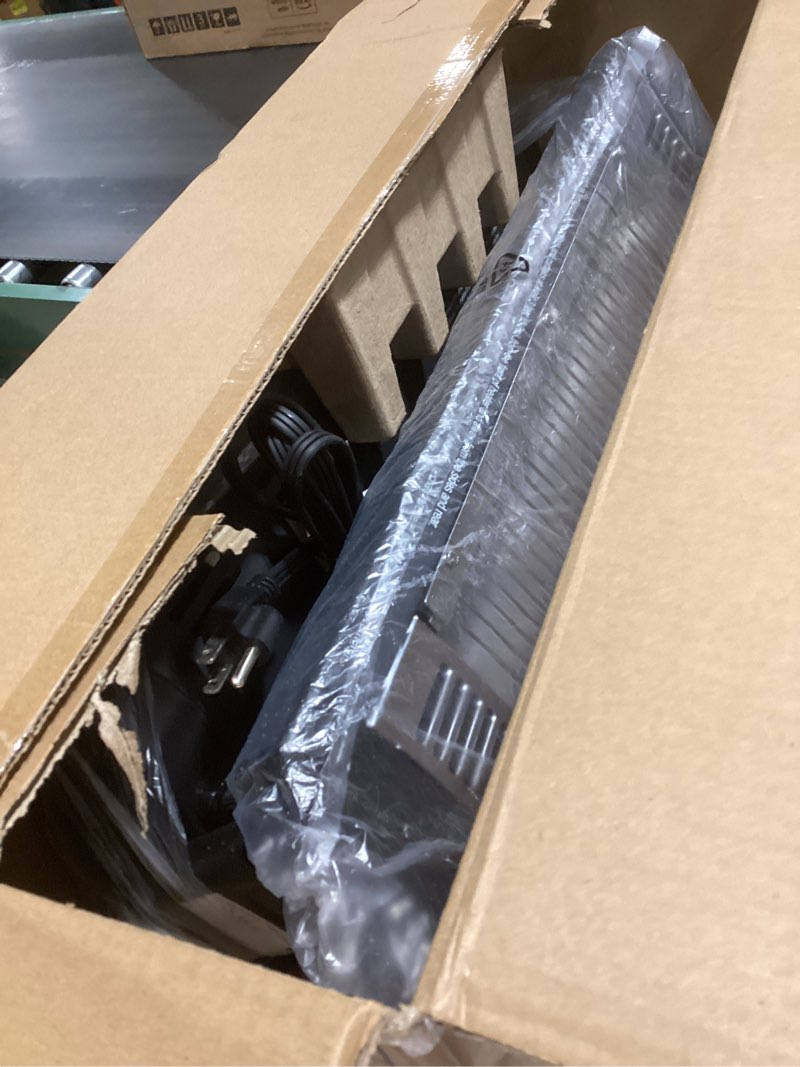 Condition photo showing As Is for Shinic 2 Packs Electric Garage Heaters with Remote Control, 1500W/750W Ceiling Mounted Radiant Quartz Heater with Work Light, 90° Rotation, 5 Mode Settings, Electric Heater for Garage, Shop, Patio