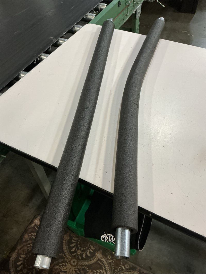 Condition photo showing New/Like New for skywalker trampolines single enclosure pole set 4201; 4202; 5075, galvanized (pk0018)
