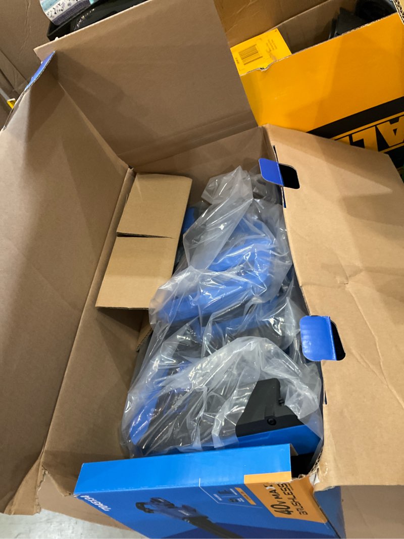 Condition photo showing Good Condition for kobalt 40-volt 600-cfm 130-mph battery handheld leaf blower 4 ah battery included charger included