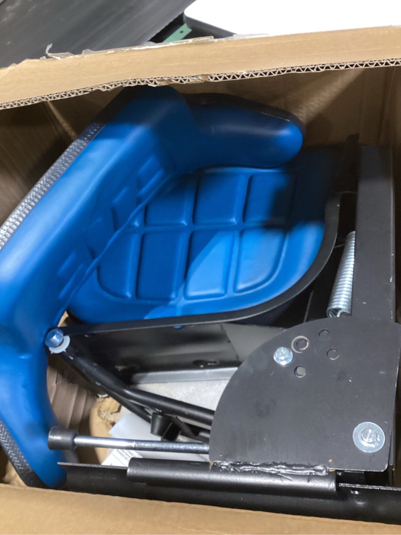 Condition photo showing Good Condition for tractor suspension seat with tilt for ford & new holland 3900 3930 3910 4000 4100 4110 4330 4600 4610 5000 5100 5600 5610 5900 5910, blue