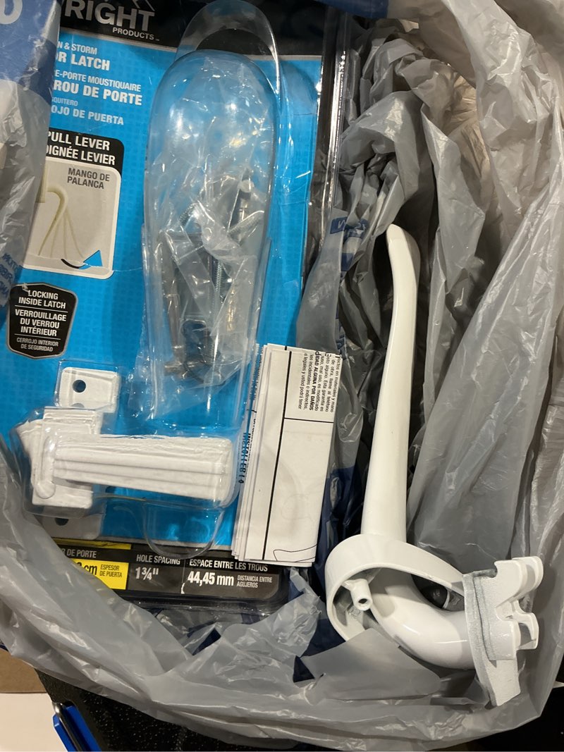 Condition photo showing Good Condition for wright products pull handle latch, white vil333wh by hampton products-wright...