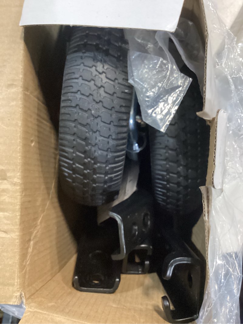 Condition photo showing As Is for Adjustable Bicycle Training Wheels for Adults, Fit 24" to 28" Bikes, Steel Construction, Black, 1 Pair - Safe and Stable Learning Training Wheels