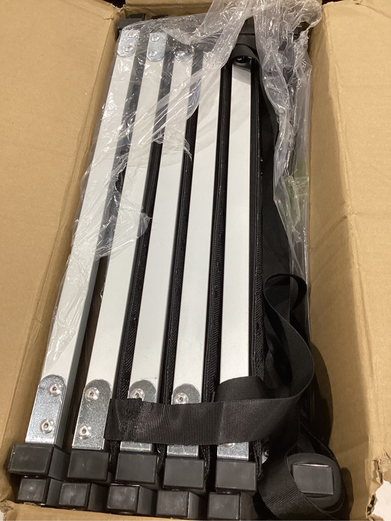 Condition photo showing Good Condition for dog stairs for large dogs - extra-wide 20-inch step 43-inch 5-step extra dog steps tall designed for oversized suvs, off-road vehicles, and pickup trucks 5-steps extra-wide and extra-tall 20" w x 41-43" h
