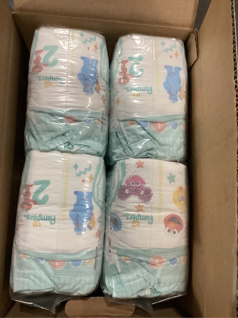 Condition photo showing New/Like New for pampers diapers - baby dry - size 1, 120 count, absorbent disposable infant diaper (packaging may vary) size 1 120
