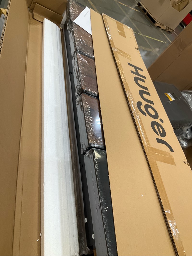 Condition photo showing New/Like New for huuger 77.6" long dresser for bedroom, 16 drawer fabric dresser for closet, wide chest of drawers with storage, tv stand for 65, 75, 85 inch tv, 77.6" w x 12.9" d x 26.7" h, rustic brown