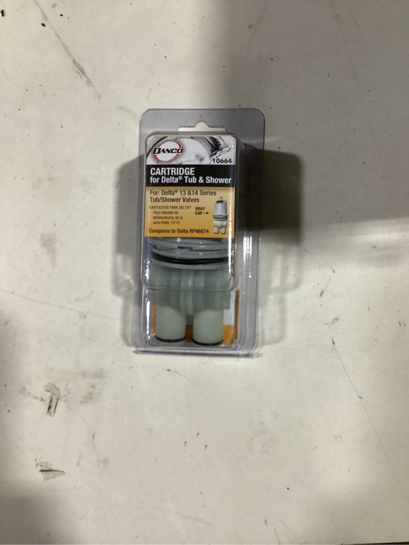 Condition photo showing As Is for cartridge for delta monitor 13/14 tub/shower faucets