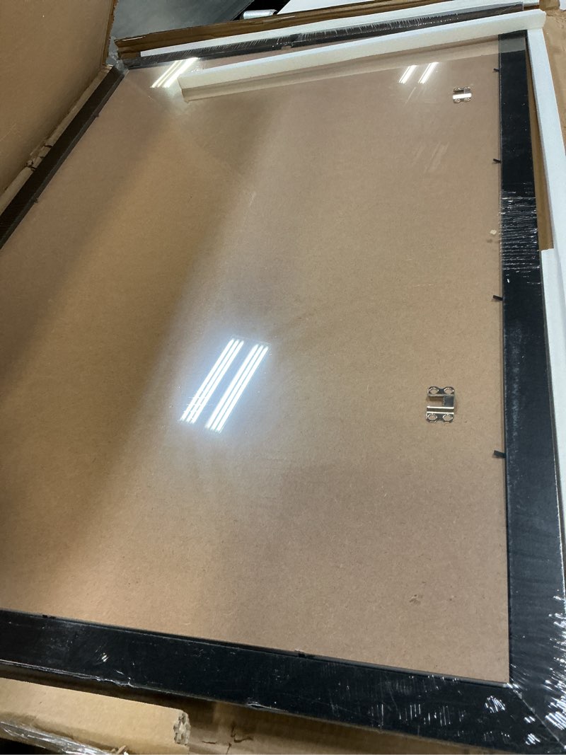 Condition photo showing Good Condition for (Similar)Egofine 24x36 Solid Wood Picture Frame, Made of Solid Wood Covered by Plexiglass 18x24 with Mat 24x36 without Mat, Poster Frame for Wall Mounting Photo Frame Vertically or Horizontally, Black Black 24x36