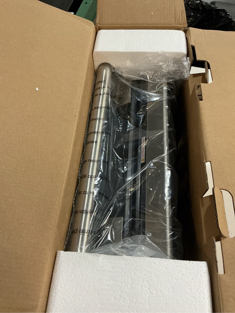 Condition photo showing New/Like New for bonsenkitchen vacuum sealer for food, easy-lock handle vacuum sealer machine with bag clip, built-in cutter and bag storage for sous vide and meal prep, 1 roll bag & 10 pre-cut bags, silver fully stainless steel