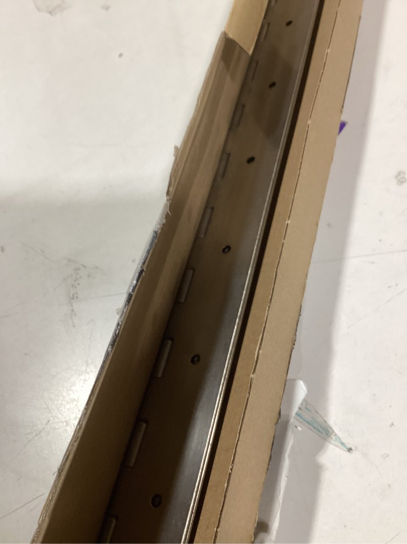 Condition photo showing Good Condition for heavy duty piano hinge 24 inch x 3 inch width, true 0.060'' thick stainless steel piano hinge for heavy duty cabinet, door, toolbox, wooden box, metal plate, furniture, industrial project
