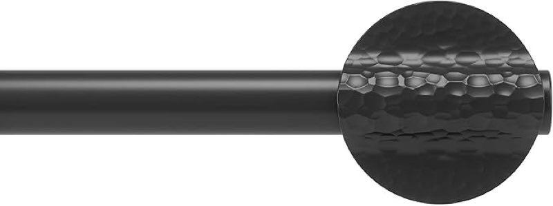  Umbra Odyssey Decorative Drapery Rod, 42\" - 120\" Inch, Black