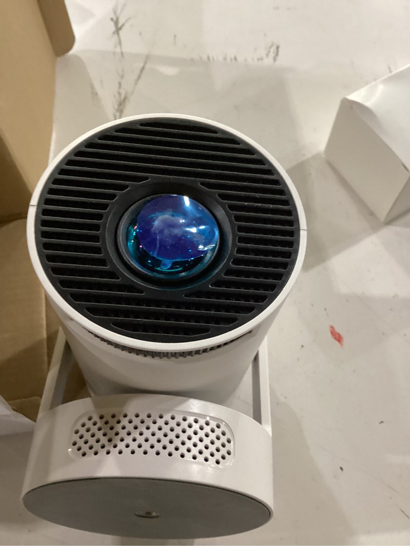 Condition photo showing Good Condition for mini projector with wifi and bluetooth, support 4k 170 ansi auto keystone correction, 5w soundbase speaker, 210° rotatable portable projector, 25"-110" screen video projector for smartphone/laptop hy300ultra