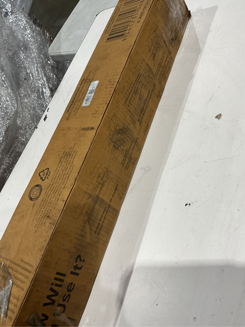 Condition photo showing Good Condition for bora lumber storage rack for garage organization - 2 pack of 3 level wall mount wood rack - pbr-0315