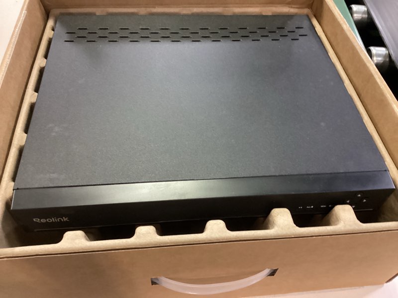 Condition photo showing Good Condition for REOLINK 16CH Network Video Recorder for Home Security Camera System,Only Work with 16MP/12MP/4K/8MP/5MP/4MP The Same Brand PoE IP Cam,24/7 Recording to Pre-Installed 4TB Hard Drive,RLN16-410