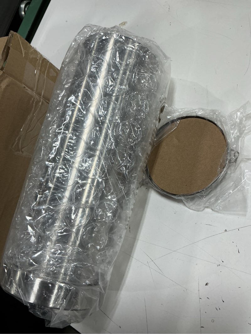 Condition photo showing Good Condition for brushed nickel toilet brush and holder set, 304 stainless steel toilet brush for bathroom, heavy duty toilet bowl brush with holder, removable inner bowl and splash protection, long handle