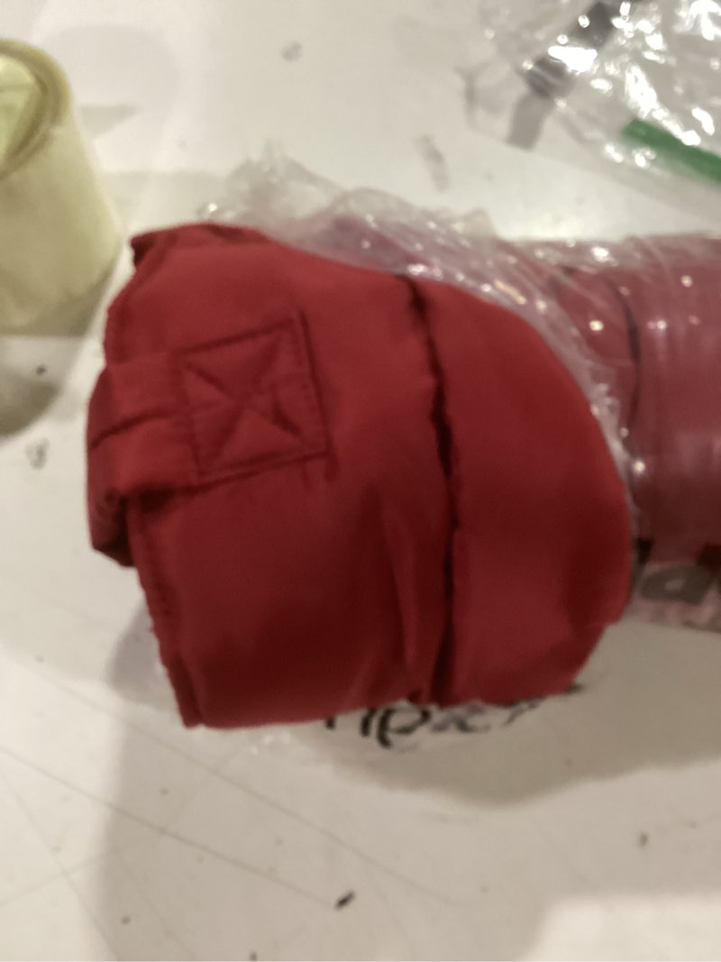 Condition photo showing Good Condition for TOPDesign Puffer Tote Bag for Women, Lightweight Puffy Handbag with Compartments, Quilted Shoulder Bag for Work, Travel, Gym Red Medium