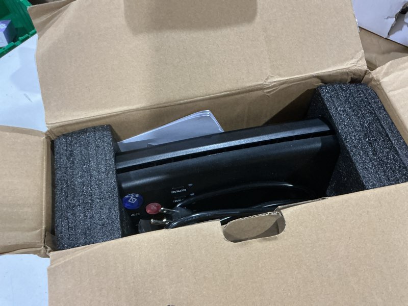 Condition photo showing As Is for tattoo transfer stencil machine copier printer thermal tattoo kit copier printer with 20pcs tattoo stencil transfer paper, black? not wireless?