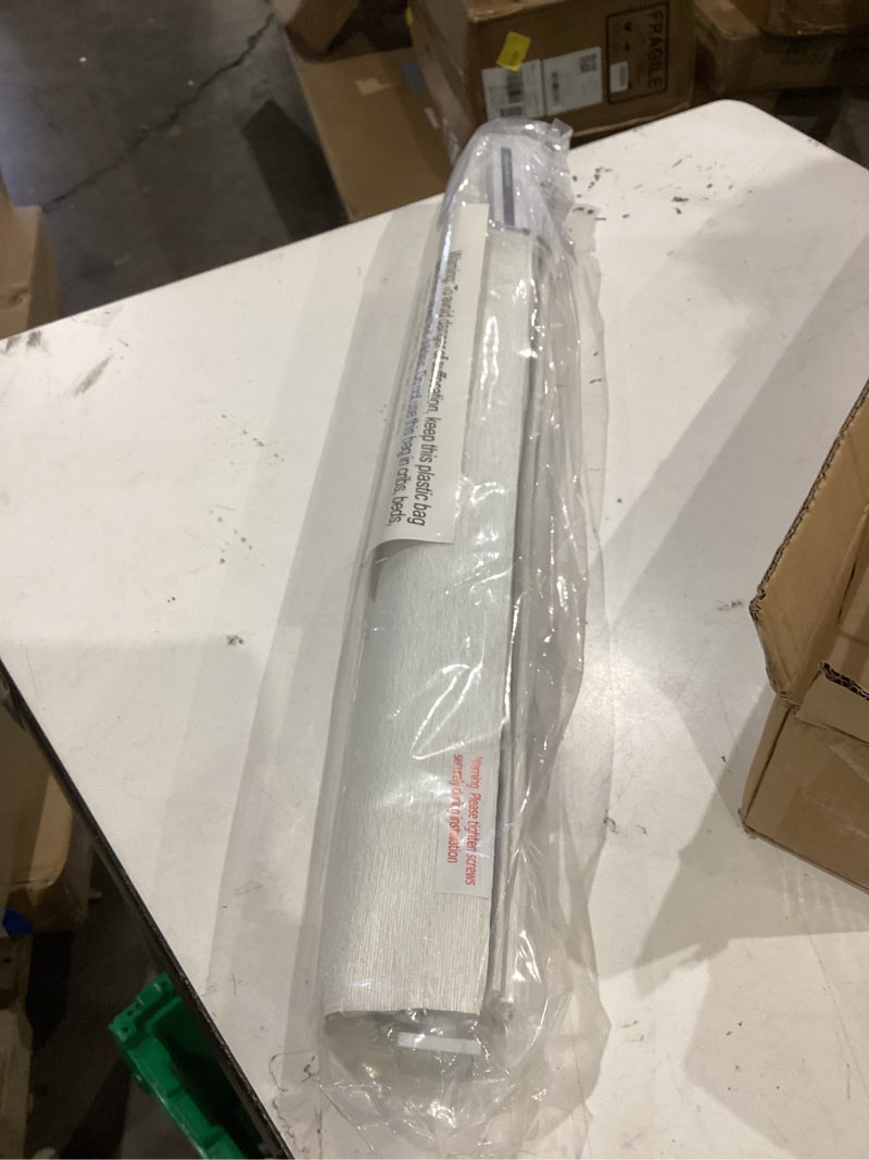 Condition photo showing Good Condition for no drill cordless roman shades, white, 20x48 | light filtering fabric softens sunlight, adds privacy, and helps protect interiors from uv exposure light filtering-white 20"w x 48"h