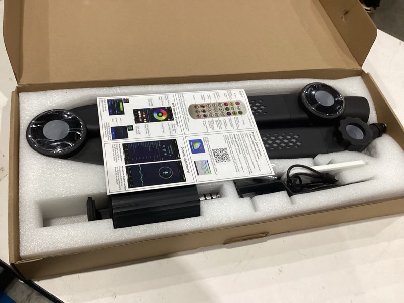 Condition photo showing New/Like New for sunmon rgb mic arm – adjustable boom arm with rhythm rgb lighting for blue yeti, hyperx quadcast, rode, fifine am8, and more – perfect for podcasting, streaming, and gaming pickup light boom arm