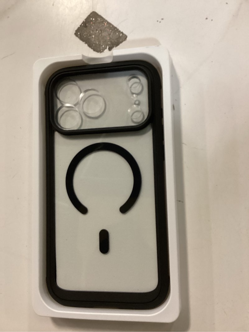 Condition photo showing Good Condition for Miracase Magnetic for iPhone 16 Pro Case Full-Body Phone with Built-in Glass Screen Protector, [Compatible with MagSafe] Military Drop Proof 16 Pro Cover Bumper 6.3 inch, Black iPhone 16 Pro Magnetic Classic Black