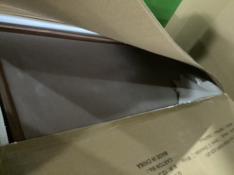 Condition photo showing New/Like New for Puzzle Table 1500 Pieces Wooden Puzzle Board with Legs, 34.3”x 26.5” Jigsaw Board with 4 Drawers and Cover, Foldable Leg Jigsaw Table for Adults Cho Brown 1500 Pieces Chocolate Brown