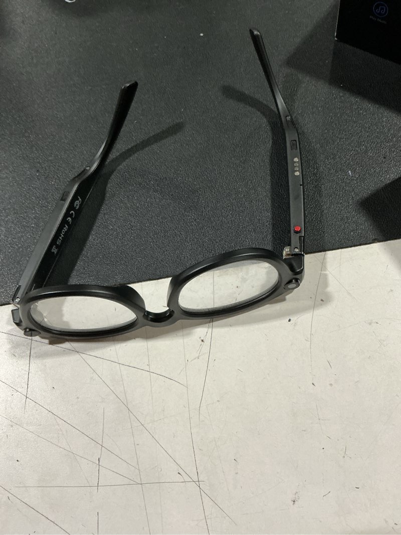 Condition photo showing As Is for ai smart glasses with camera and bluetooth, 4k video audio recording glasses with translation & voice control, ip67 waterproof smart glasses for business & outdoor