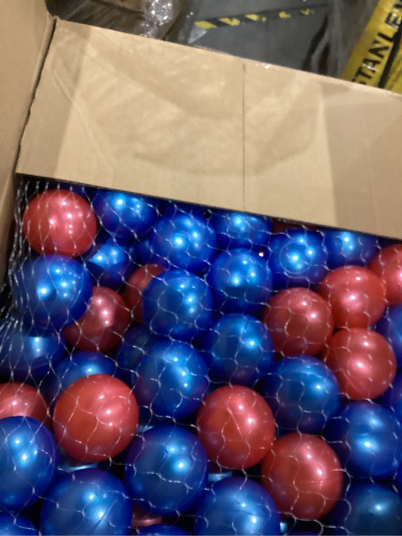 Condition photo showing Good Condition for STARBOLO Ball Pit Balls for Toddlers Phthalate Free BPA Free Non-Toxic Crush Proof Play Balls for Toddlers Kids Pool Playhouse Pack of 100 200 500 Pearl deep blue / Pearl red 200 balls