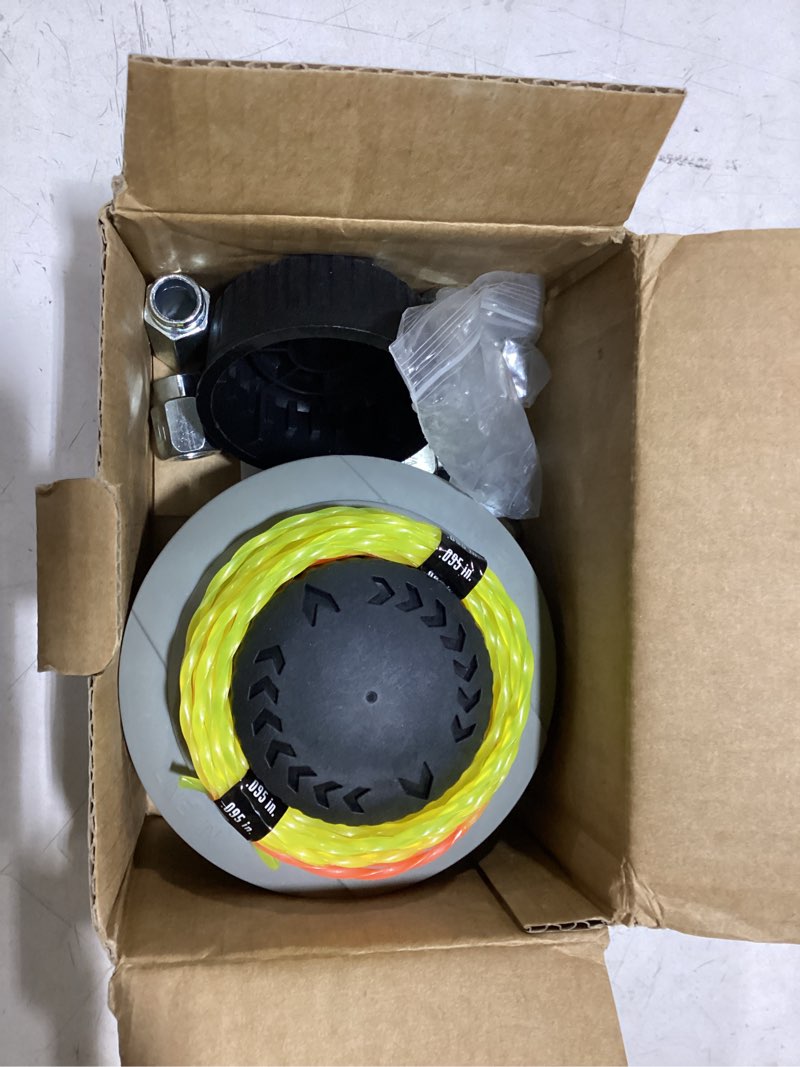 Condition photo showing Good Condition for quintillus h02 weed eater head universal trimmer head string trimmer head bump feed weed wacker head grass trimmer head replacement for weed warrior, echo, husqvarna, comes with .095 trimmer line gray