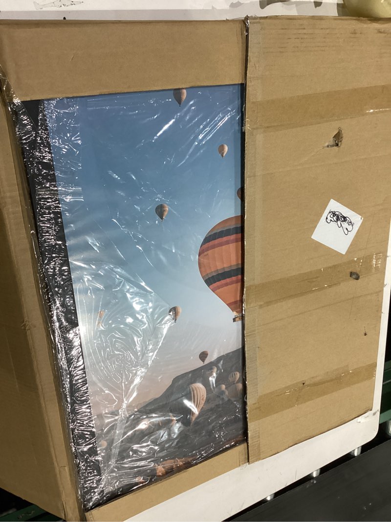 Condition photo showing Good Condition for Veleclo 24x30 Picture Frame for Wall Display, 24x30 Black Picture Frame with Shatter Resistant Plexiglass, Stable and Sturdy 24 x 30 Poster Frame for Wall Display, Handpicked Gift Collection, 1 Pack