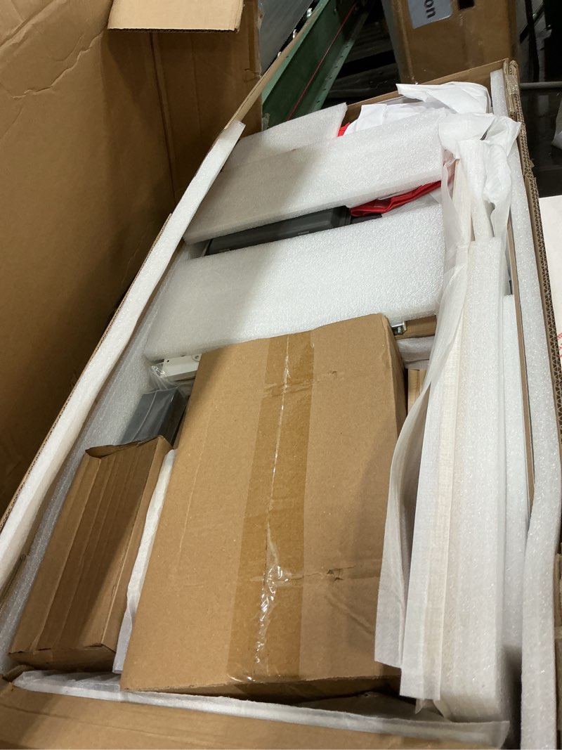 Condition photo showing Good Condition for Tiny Land Play Kitchen for Kids, Wooden Kids Play Kitchen Playset Chef Pretend Play Set for Toddlers with Real Lights & Sounds, Toys Kitchen with 18 Pcs Toy Food & Cookware Accessories White