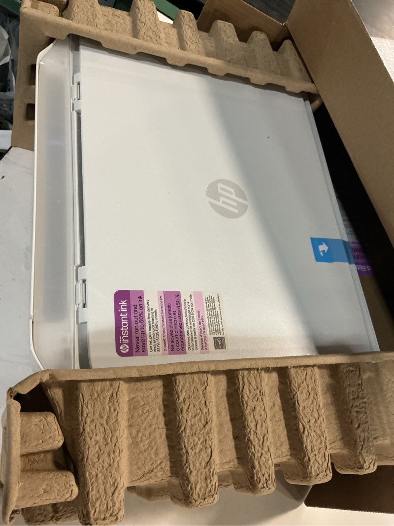 Condition photo showing New/Like New for hp deskjet 2827e wireless all-in-one color inkjet printer, scanner, copier, best-for-home, 3 month instant ink trial included, ai-enabled (6w7f5a)