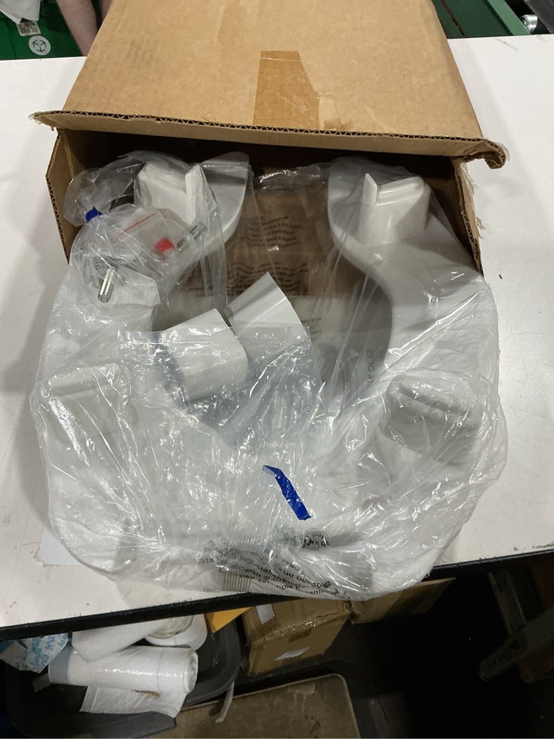Condition photo showing Good Condition for centoco 3 inch raised toilet seat for seniors, elongated, open front, white | plastic, no cover, 3l1500stscc-001, made in the usa elongated 3" raised