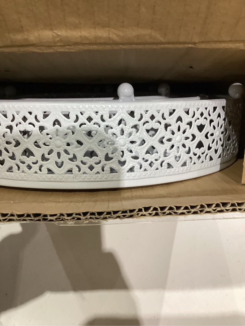 Condition photo showing Good Condition for Hedume Set of 3 Cake Stand, Dessert Display Cupcake Stands, Round Metal Cake Stands, Cupcake Pastry Candy Display Plate for Wedding, Event, Birthday Party