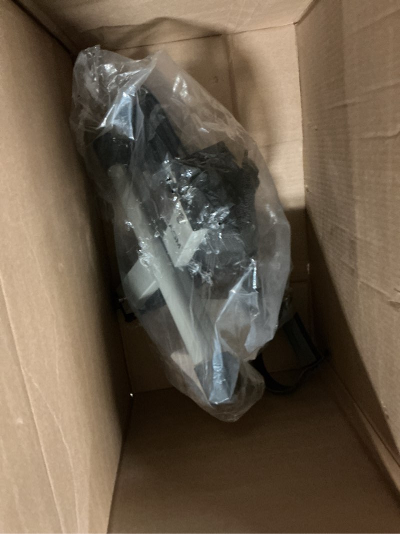 Condition photo showing As Is for folding pedal exerciser, mini under desk bike - portable foot hand cycle peddler machine bicycle exerciser for arm leg while sitting silver