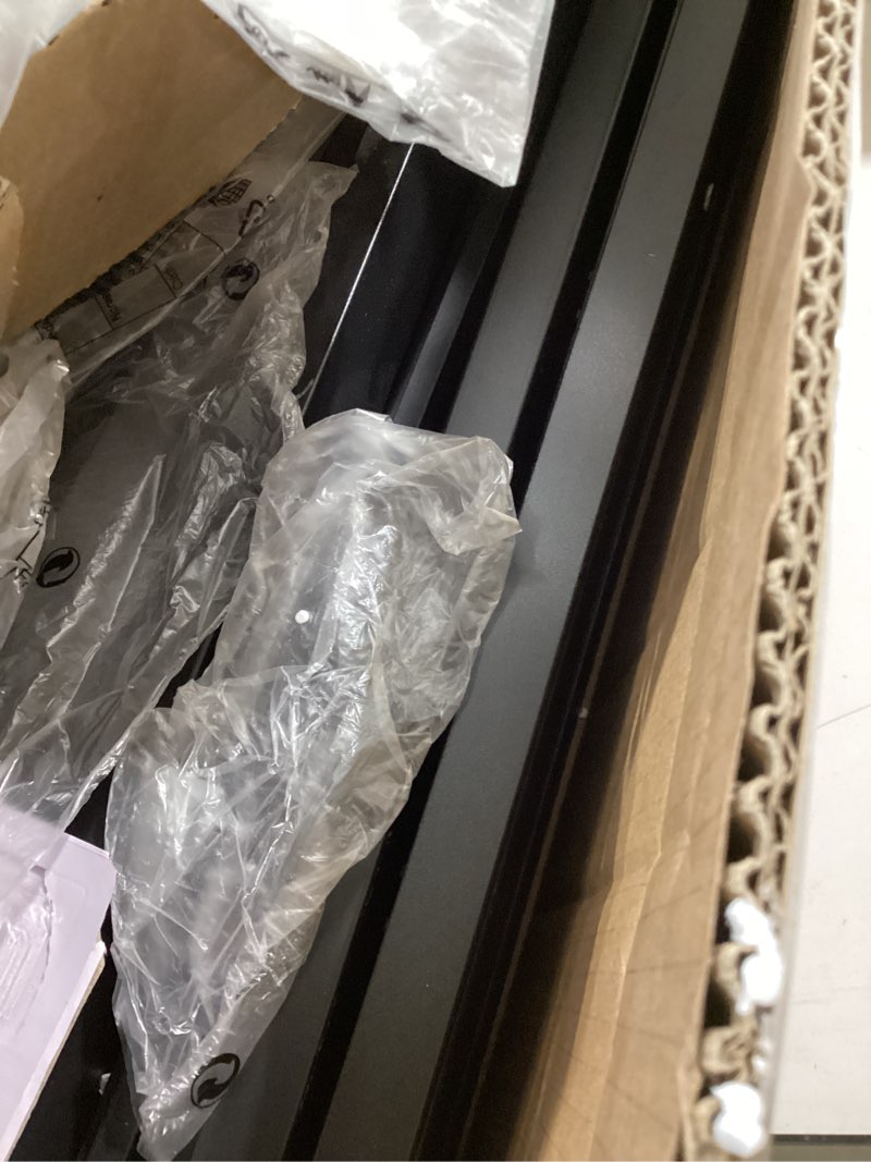 Condition photo showing Good Condition for itimidi 10 inch bed frame king size with metal gaskets, no box spring needed, heavy duty steel support 3000 lbs, diy headboard, anti-slip mattress stopper, round corner leg, easy assembly, black king 10 inch