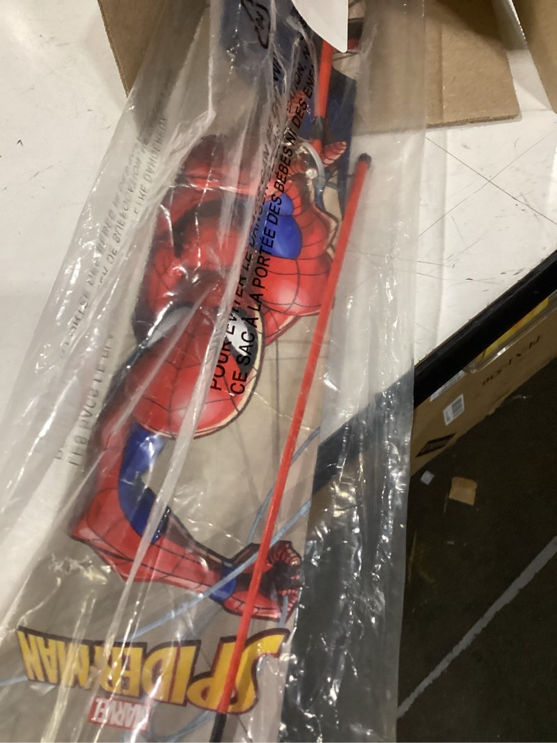 Condition photo showing New/Like New for shakespeare youth fishing reel and rod combo marvel spider-man advanced
