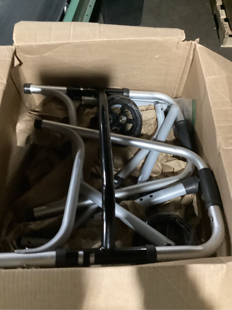 Condition photo showing Good Condition for folding aluminum walker 