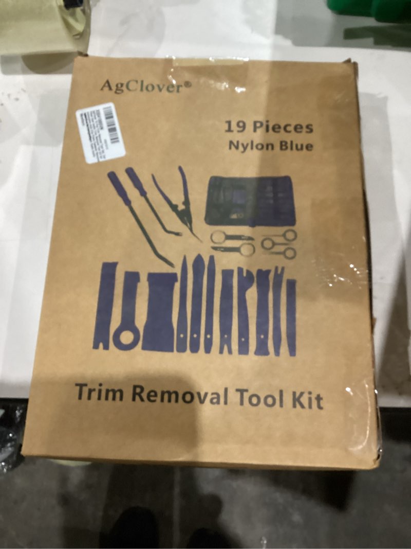 Condition photo showing New/Like New for 19 Pcs Trim Removal Tool Set, Car Panel Door Audio Trim Removal Tool Kit for Automotive Auto Clip Pliers Fastener Remover Nylon Tool Set Vehicle Dash Radio Audio Installer with Storage Bag