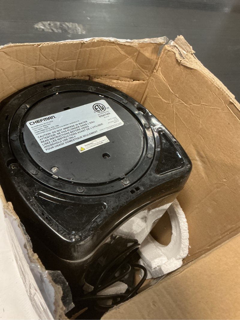 Condition photo showing As Is for NutriChef 5.2 Qt Electric Water Kettle, Portable, Quick Heating, 5 Liter Digital Kettle with 5 Temperature Settings, Safety Lock, Stainless Steel, 3 Dispensing Options, 8.46" x 11.2" x 16.5" 5.3 Quarts