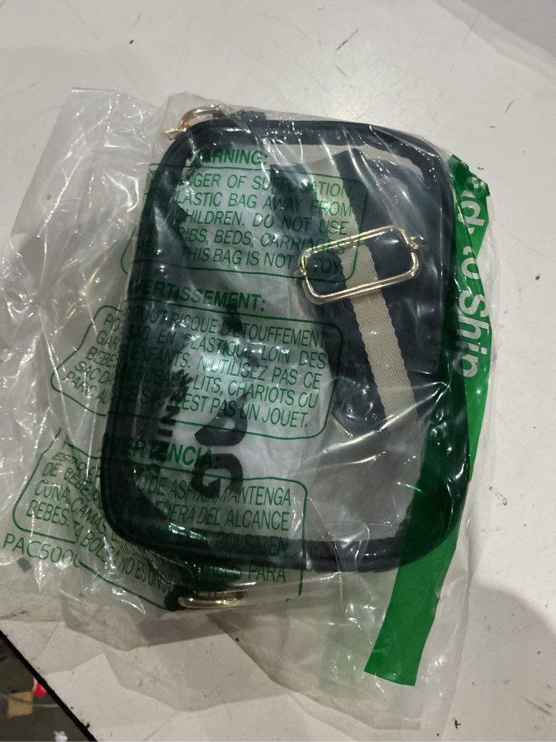 Condition photo showing Good Condition for bs-vog clear crossbody bag stadium approved, clear purses for women, small stadium bag for events concerts sports fans a14