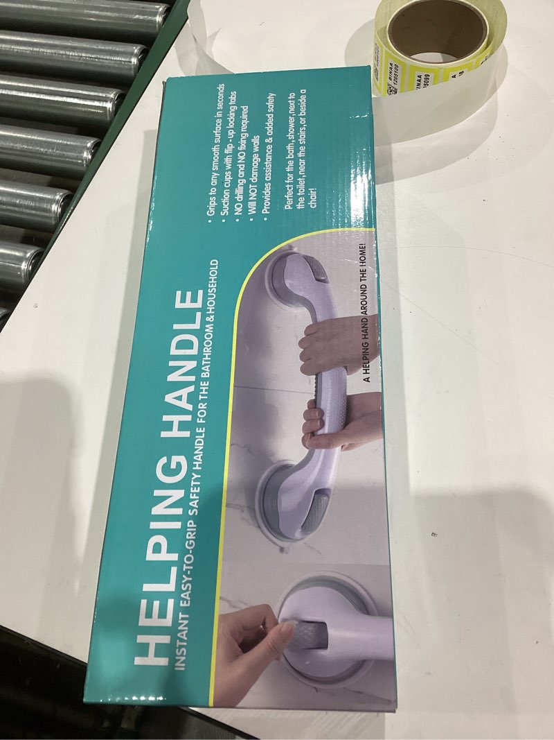 Condition photo showing New/Like New for 2Pc 16 Inch Grab Bars for Bathtubs and Showers Safety,No Drill Shower Grab Bar with Strong Suction Cups.Portable Bathtub Handle for Seniors